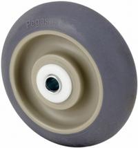 APPROVED VENDOR Caster Wheel: 3 1/2 in Wheel Dia., 1 1/4 in Wheel Wd, Rubber, 250 lb Load Rating (MPN P-RCP-035X013/038D). Key specifications — Wheel Core Material: Plastic; Wheel/Tread Color: Gray; Brand: APPROVED VENDOR.