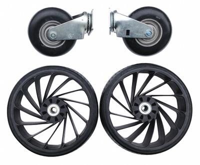 FLEXCART Caster Set: Caster Set, Black - Casters & Sets