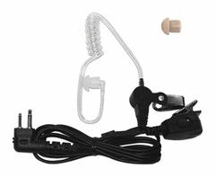 BANSHEE Earpiece: Fits Motorola, Earbud, Push To Talk, Clear, 1 Wires, Shirt/Lapel Mic, Two Pin (MPN CH-EM2P). Key specifications — attr921014: Two Pin; attr921008: RDU2080D; attr921002: Yes; attr920998: CH-EM2P; attr921012: BANSHEE.
