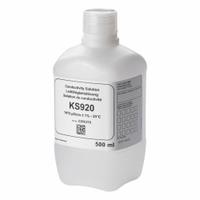 HACH Conductivity Standard Solution: 500 mL Volume, Liquid, 0.01 M (KCl)/1,413 µS/cm, Bottle, 1 (MPN C20C270). Key specifications — Brand: HACH; Chemical Family Type: Solution; Concentration: 0.01 M (KCl); 1,413 µS/cm; Container Type: Bottle; Form: Liquid; Manufacturer Part Number: C20C270; Product Type: Conductivity Standard Solution.