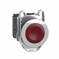 SCHNEIDER Illuminated Push Button: Illuminated, Flush Profile, Metallic, 30 mm, 1NO/1NC (MPN XB4FW34M5). Key specifications — Brand: SCHNEIDER; Action: Momentary; Series: XB4; Push Button Material Type: Metallic.