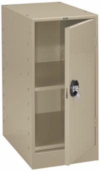 TENNSCO Cabinet Pedestal: Cabinet, Steel, 15 in Overall Wd, 24 in Overall Dp, Beige, 15 in x 24 in (MPN MS-1524 SAND). Key specifications — Material: Steel; Brand: TENNSCO.
