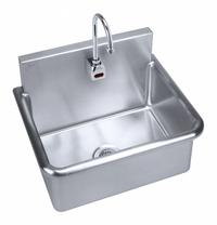 JUST MANUFACTURING Hospital Sink: 1 Stations, 16 1/2 in Overall Ht, 31 in Overall Lg, 2 Faucet Holes (MPN A18664-2-J). Key specifications — Brand: JUST MANUFACTURING.