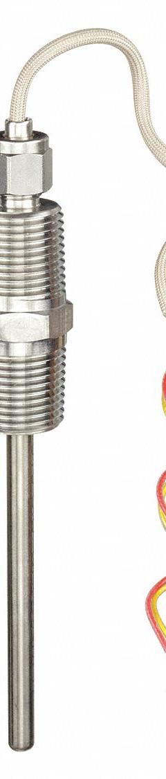 DIGI-STEM Thermocouple Probe: -109°F to 900°F /-78°C to 482°C, ±1.1°C @ 277°C/±2°F @ 530°F, Type K (MPN DSTPA1223204). Key specifications — Accuracy: ±2 °F @ 530 °F; Brand: DIGI-STEM.