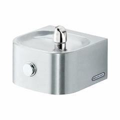ELKAY Drinking Fountain: On-Wall, 6 1/2 in Ht, 12 1/8 in Dp, 13 in Overall Wd, Not ADA Compliant (MPN EDFP210C). Key specifications — Housing Color: Silver; Brand: ELKAY; Vandal Resistant: Vandal Resistant; Housing Material: Stainless Steel; Refrigeration: Non-Refrigerated.