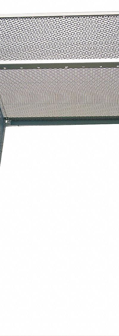 HALLOWELL Bulk Storage Locker Top: 36 in x 60 in x 1/8 in - Top & Back Panels for Bulk Storage Lockers