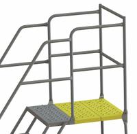 TRI-ARC Ladder Platform: For Rolling Ladders, Steel (MPN UG30DTK). Key specifications — attr1050105: TRI-ARC; attr1050106: Gray; attr1050119: Handrails Included.