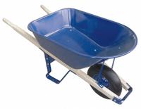 WESTWARD Wheelbarrow: Steel Tray, 6 cu ft Max Volume Capacity, 286 lb Max Load Capacity, 1 Wheels (MPN 10G167). Key specifications — attr978163: Steel; attr978151: WESTWARD; attr978152: Hardwood; attr978156: Wheelbarrow; attr978159: Polyurethane Foam; attr978160: Flat Free.