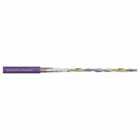 CHAINFLEX Bus Cable: (2) Pr 22 AWG (0.38), TPR, Order by the Foot, Profinet, Green (MPN CFBUS-LB-060). Key specifications — Bus System: Profinet; Conductor Grouping: (2) Pair 22 AWG; Minimum Bend Radius Factor - Fixed: 7.5 x OD; Minimum Bend Radius Factor - Flexible: 7.5 x OD; Shielding: Shielded; Brand: CHAINFLEX.