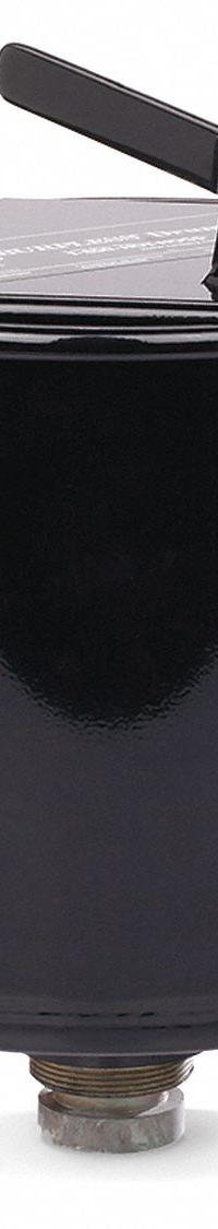 PIG Drum Funnel: Latching/Lockable, Black / Black, No Flame Arrester, 13 in x 13 in, 1 in Spout Dia (MPN DRM1211-BK). Key specifications — Brand: PIG; Funnel Material: Steel; For Use With: 55 gal Steel or Poly Drums; Color: Black; Lid Type: Lockable; Flame Arrester Ht: No Flame Arrester; Lid Type (sublevel): Lidded.