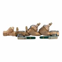 WATTS Double Check Valve Assembly: LF719, 2 in Pipe Size, FIP x FIP, 28.94 in Overall Lg, Bronze (MPN LF719-QT-S). Key specifications — Shut-Off Valve Type: Ball Valve; Connection Type: FIP x FIP.