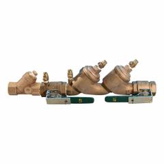WATTS Double Check Valve Assembly: LF719, 2 in Pipe Size, FIP x FIP, 28.94 in Overall Lg, Bronze (MPN LF719-QT-S). Key specifications — Shut-Off Valve Type: Ball Valve; Connection Type: FIP x FIP.