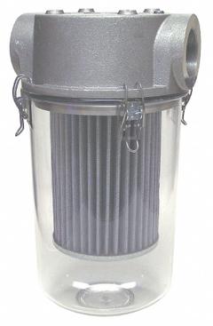 SOLBERG T-Style Inlet Vacuum Filter: 5 micron Rating, 99% Efficiency, 9 in Outside Dia, Carbon Steel (MPN ST-851/1-250C). Key specifications — attr101190: ST-851/1-250C; attr101197: 2EPR1; attr101198: VFD8; attr101207: Carbon Steel; attr101193: SOLBERG.
