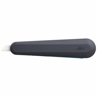 SLICE Utility Knife: 6 1/2 in Overall Lg, Plain, 2 1/2 in Overall Wd, Nylon - Fully Automatic Retracting Utility Knives