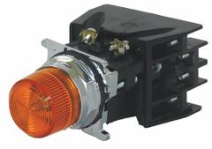 EATON Illuminated Push Button: 30 mm, Metallic, Extended Profile, 1NO/1NC (MPN 10250T828AD24). Key specifications — Manufacturer Part Number: 10250T828AD24; Product Type: Push Button Operators; Series: 10250T; Brand: EATON; AC Contact Rating: 10 A @ 600 V; Action: Momentary; DC Contact Rating: 2.5 A @ 250 V; Operator Illumination: Illuminated.