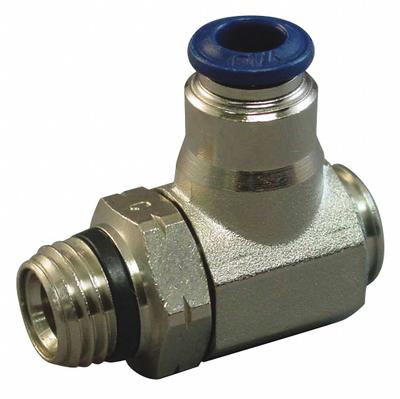 AIGNEP USA Universal Flow Control: Elbow Fitting, Screwdriver Slot - Elbow-Style Speed Control Valves