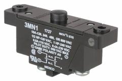 HONEYWELL Snap Action Switch: Plunger Actuator, 1NO/1NC, Screw (MPN 3MN1). Key specifications — AC Contact Rating: 15 A @ 480 V; Electrical Connection: Screw; Series: 3MN; Brand: HONEYWELL.