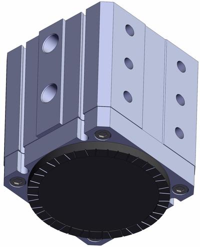 SMC Magnetic Gripper: MHM, RC1/8 in, Max. 1,000 N Holding Force - Magnetic Grippers for Perforated Metal Applications