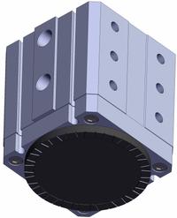 SMC Magnetic Gripper: MHM, RC1/8 in, Max. 1,000 N Holding Force, 68 mm Overall Wd (MPN MHM-50D). Key specifications — attr1015368: Friction Ring Included.