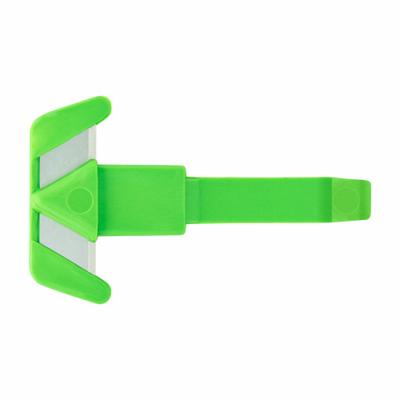 KLEVER Antimicrobial Replacement Head: 2 Cutting Sides, 2 in Overall Lg, 1 3/8 in Overall Wd - Replacement Double Heads