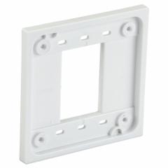 HUBBELL Adapter Plate: 1 and 2 Gang Device Boxes (MPN HBL4APW). Key specifications — Brand: HUBBELL; Product Type: Adapter Plate; Compatible Product Type: 1 and 2 Gang Device Boxes.