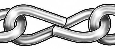 DAYTON Jack Chain: Steel - Light-Duty Jack Utility Chains