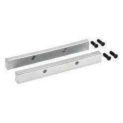 WILTON Replacement Jaw Inserts: Steel, For 6 1/2 in Vise Jaw Wd, (4) Screws, 676 (MPN 11128S41). Key specifications — attr865132: (4) Screws; attr865131: 1 set of replacement jaw inserts with screws.; attr867043: 676; attr663946: WILTON; attr923123: Steel.