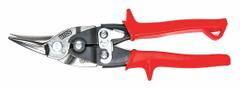 CRESCENT WISS Aviation Snip: Left, 9 3/4 in Overall Lg, 1 1/2 in Cutting Lg, Steel, Plastic, Steel (MPN M1R). Key specifications — attr308531: Plastic; attr308530: Steel; attr308532: Steel; attr308533: Yes; attr308535: Metal; attr308541: 18 ga (Low Carbon and Rolled Steel); attr308546: Left; attr324897: CRESCENT WISS.