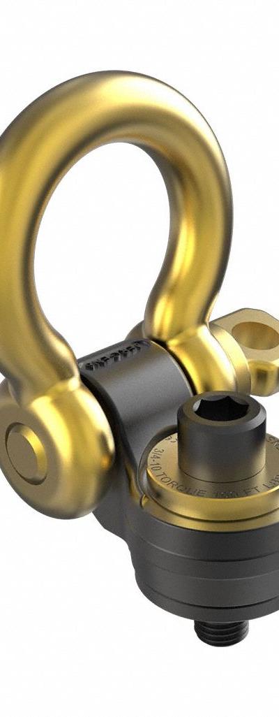 JERGENS Hoist Ring: Pivot/Swivel - Side-Pull Die-Flipping Pivot & Rotate Hoist Rings