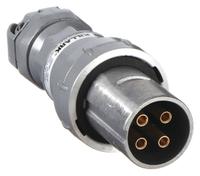 HUBBELL Pin and Sleeve Plug: Gray, 250V DC/600V AC, Three Phase, 100 A, 4 Pole, 4 Wire (MPN VP10477). Key specifications — Brand: HUBBELL.