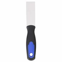 WESTWARD Scraper: Bld. Mat. Carbon Steel, Hdl. Mat. Polypropylene/TPR, Stiff, Tapered Bld. Shape (MPN 13A680). Key specifications — attr1004902: WESTWARD; attr1012057: Half; attr1014703: Rubberized; attr1017570: Standard End; attr1029655: Straight; attr1034073: Straight.