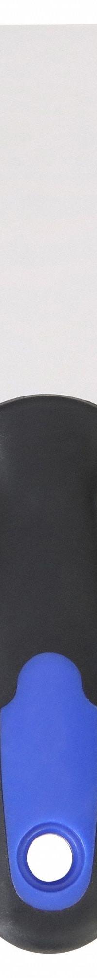 WESTWARD Scraper: Bld. Mat. Carbon Steel, Hdl. Mat. Polypropylene/TPR, Stiff, Tapered Bld. Shape (MPN 13A680). Key specifications — attr1004902: WESTWARD; attr1012057: Half; attr1014703: Rubberized; attr1017570: Standard End; attr1029655: Straight; attr1034073: Straight.