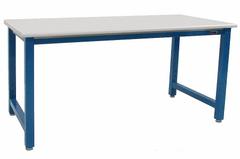 BENCHPRO Workbench: Fixed Ht, Laminate, 48 in x 30 in, 6,600 lb Overall Load Capacity, Blue (MPN KF3048). Key specifications — Brand: BENCHPRO.