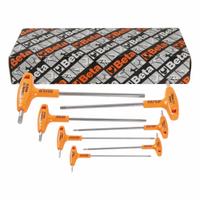 BETA Hex Key Set: 6 - 10 Pieces, INOX, T, Fractional, Std End, Long, 7 Pieces, Box, Satin, 2 Tips (MPN 96TINOX-AS/S7). Key specifications — attr1205554: BETA; attr1205568: Satin; attr1293176: 6 - 10 Pieces.