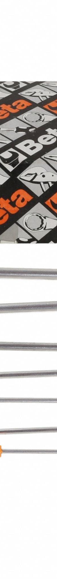 BETA Hex Key Set: 6 - 10 Pieces, INOX, T, Fractional, Std End, Long, 7 Pieces, Box, Satin, 2 Tips (MPN 96TINOX-AS/S7). Key specifications — attr1205554: BETA; attr1205568: Satin; attr1293176: 6 - 10 Pieces.