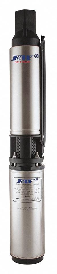 FLINT & WALLING Submersible Deep Well Pump: For 4 in Well Pipe Dia., Thermoplastic, 1/2 hp, 7 gpm (MPN 4F07P05301S). Key specifications — Brand: FLINT & WALLING; Rated Voltage: 230V AC.