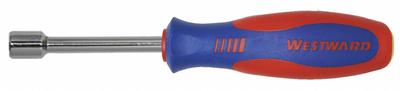 WESTWARD Hollow Round Shank Nut Driver: Straight, Metric, Without Magnetized Tip - Standard Nut Drivers