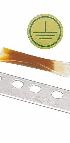 PANDUIT Grounding Strip Kit: Copper, 78 21/32 in Grounding Bar Lg (MPN RGS134-10-1Y). Key specifications — Material: Copper; For Use With: Threaded Rail Fasteners; Ground Wire Included: No; Grounding Bar Holes and Size: No Bar; Includes: (30) M6 x 12mm Thread-Forming Screws; Brand: PANDUIT.