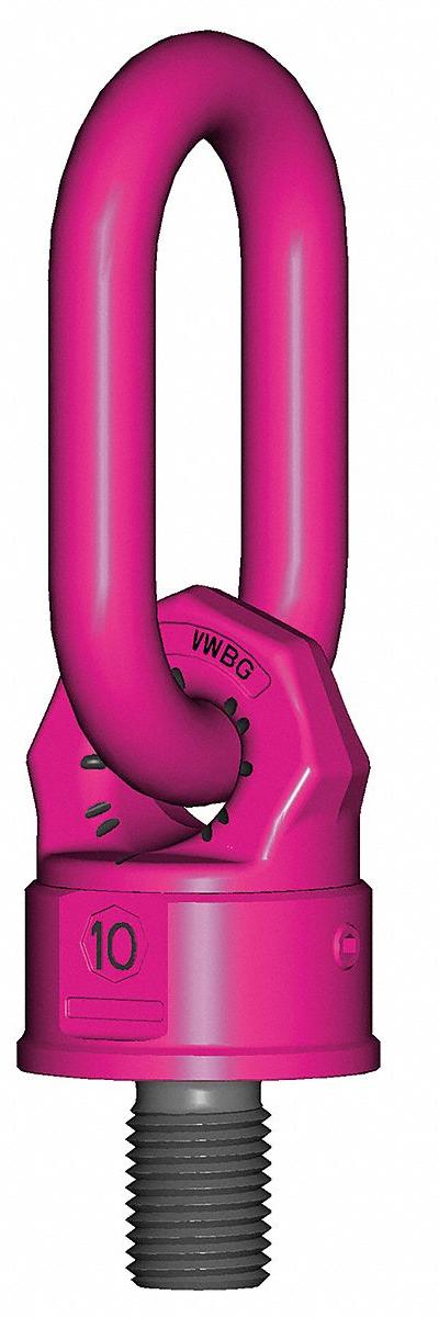 RUD CHAIN Hoist Ring: Pivot/Swivel - Rotate-Under-Load Hoist Rings