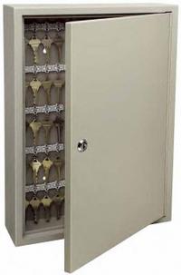 Key Control Cabinet: 120 Key Capacity, Single Key Lock, Steel, Beige, 19 1/2 in Ht, 13 5/8 in Wd (MPN 1803). Key specifications — Brand: KIDDE; Finish: Enamel; Includes Key Tags: Includes Key Tags; Includes Mounting Hardware: No Mounting Hardware Included; Color: Beige; Mounting Location: Wall; Material: Steel.