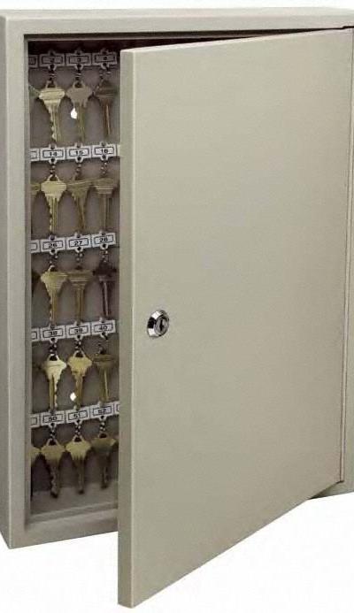 KIDDE Key Control Cabinet: 120 Key Capacity - Key Cabinets with Key Lock