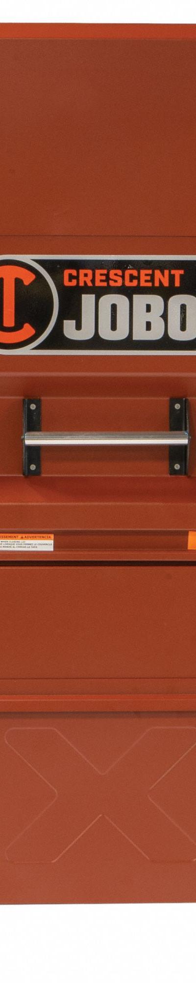 CRESCENT JOBOX Piano-Style Jobsite Box: 31 1/8 in W x 48 in D x 56 3/4 in H - Piano-Style Jobsite Boxes with Drawers