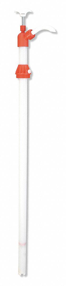 Dayton Hand Pump: Piston Action, Pump with Spout, Nylon Housing, 14 oz per stroke - Down-Stroke Drum Pumps