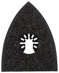 MILWAUKEE Oscillating Scraper Blade: 3 in Blade Wd, 3 3/4 in Blade Lg, Carbide Grit, 1 Pieces (MPN 49-25-2261). Key specifications — attr1097676: MILWAUKEE; attr1097658: Carbide Grit; attr1097655: Triangular.