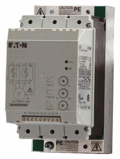 EATON Soft Start: 480V AC, 22 A Output Current, No Bypass, NEMA 1, 60/50 Hz, Three Phase, 24V DC (MPN DS7-340SX024N0-N). Key specifications — Control Voltage: 24V DC; Manufacturer Part Number: DS7-340SX024N0-N.