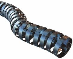 ROBOTRAX Cable and Hose Carrier: R100, 3 Channels, 3.9 in, 1.06 in Max Cable Dia, 39.4 in, 1 Pieces (MPN R100-195-1meter). Key specifications — For Use With: 4NGE4; Brand: ROBOTRAX; Crossbar Material: Plastic; Item [MERCH]: Cable and Hose Carrier; Accessory Width: 3.9 in; Link to Link Pitch: 1.6 in; Outside Width: 3.9 in; Series: R100.