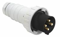 BRYANT Pin and Sleeve Plug: Black, 600V AC, Three Phase, 60 A, 3 Pole, 4 Wire, IEC Grounding (MPN BRY460P5W). Key specifications — Brand: BRYANT.