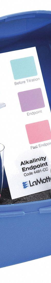 LAMOTTE Alkalinity Water Quality Test Kit: Alkalinity, 4 to 200 ppm, 4 ppm, 50 Tests (MPN 4491-DR-01). Key specifications — Includes: (50) Indicator Tablets; Range: 4 to 200 ppm; Sensitivity: 4 ppm; Test Parameters: Alkalinity.
