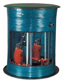 LIBERTY PUMPS Grinder Pump System: Fiberglass, 2 hp, 208/240 V AC, 50 gpm @ 10' of Head, 4 in FNPT (MPN D3648LSG202). Key specifications — Rated Voltage: 208/240 V AC; Brand: LIBERTY PUMPS; Alarm: Not Included; Switch: Integral Tether Float.