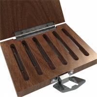 MICRO 100 Boring Bar Set: Boring, 1/8 in Shank Dia., Bright (Uncoated), 6 Tools, 5° Clearance Angle (MPN MBB-0)